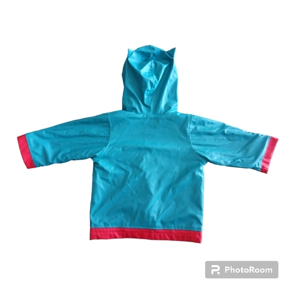 Skip Hop Zoo Little Kid-Toddler Hooded Raincoat for Girls, Owl, Blue. Si… - Picture 6 of 16